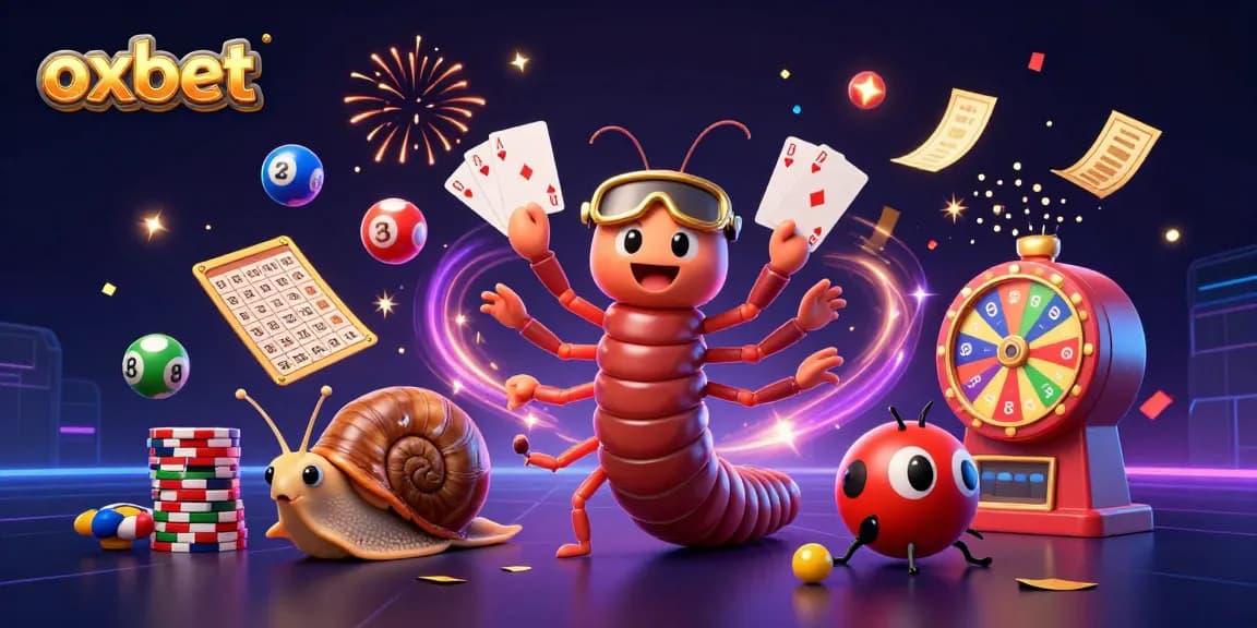 Experience the excitement of oxbet with vibrant lottery-themed characters and dynamic game elements.