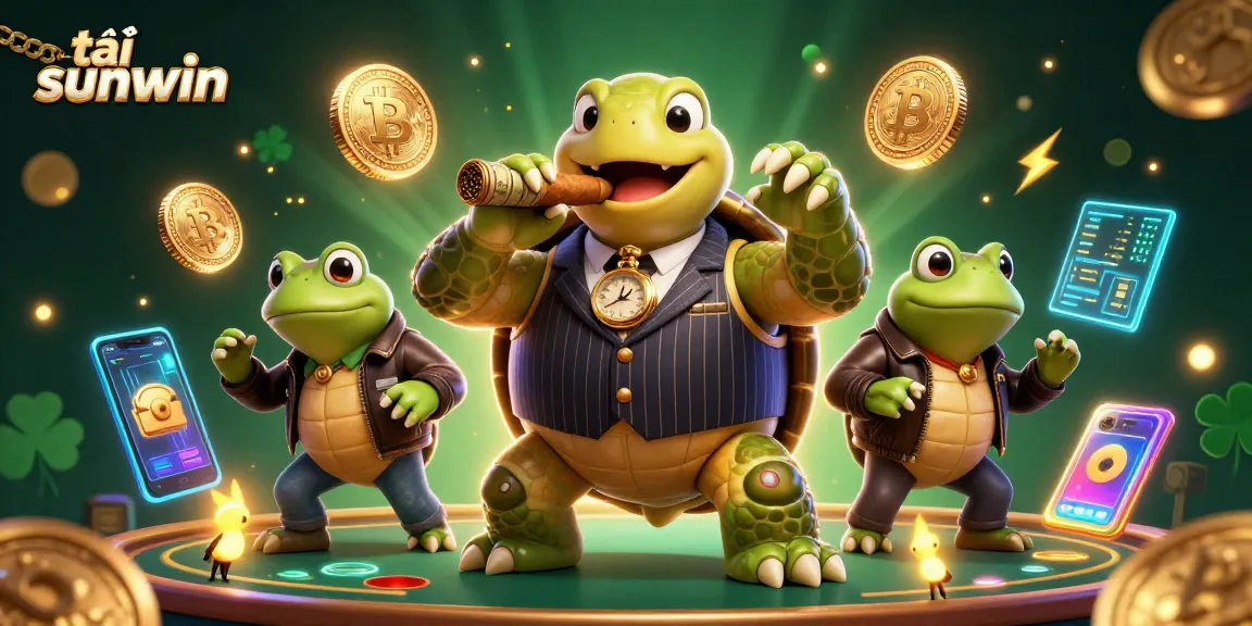 Tải sunwin now to experience a rich digital casino world with vibrant characters and gaming elements.