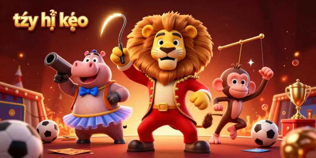 Engage with tỷ lệ kèo sports betting insights featuring lively characters and dynamic gaming elements.