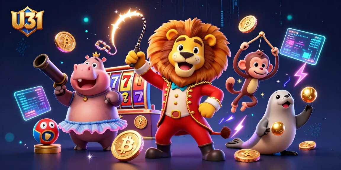 Experience the thrill of U31 with vibrant characters and dynamic slots showcasing winning moments.
