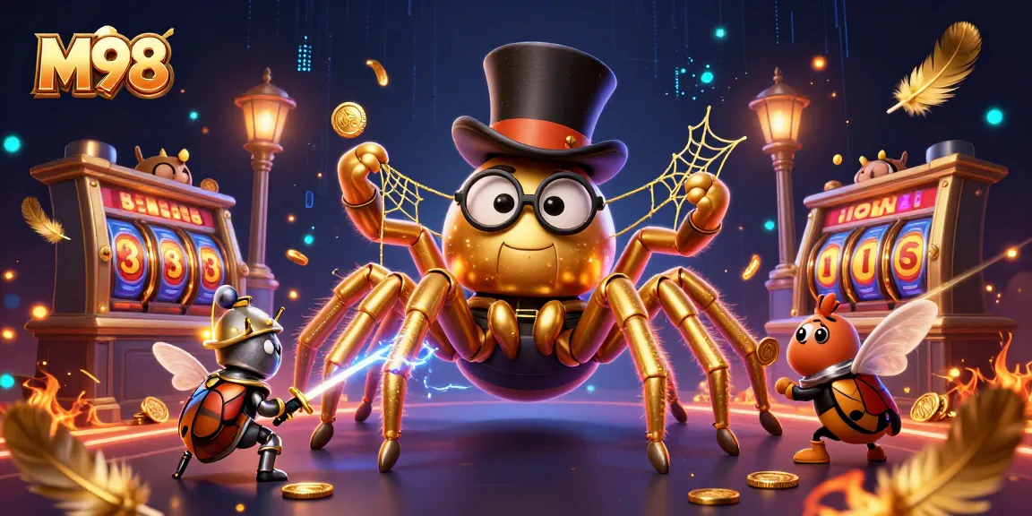 M98 engages players with exhilarating gaming experiences amidst a vibrant casino atmosphere.